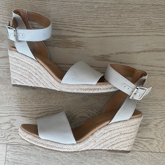 JCrew Ankle Strap Wedge Espadrilles - 8.5 - Picture 5 of 10